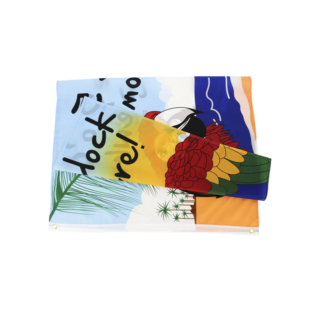 90x150cm It's 5 OClock Somewhere flag of Party Parrot Happy Hour Margarita for Decoration