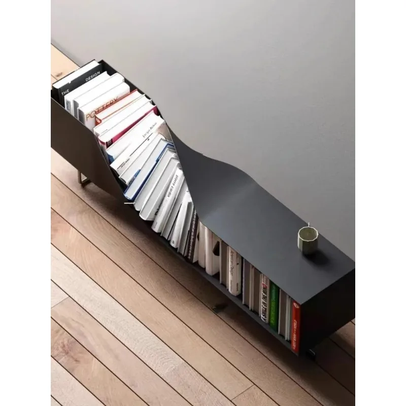 Wind speciaal gevormde gedraaide boekenplank huishoudelijke student eenvoudige boekenopbergkast woonkamer boekenplank