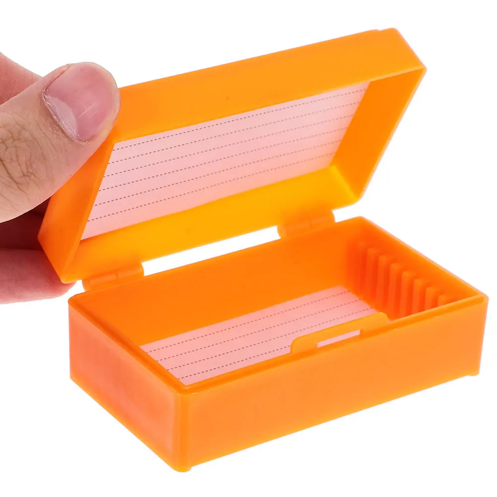 

6 Pcs Preservation Histology Holder Laboratory Organizer Bracket Compact Microscope Storage Case Plastic Medical