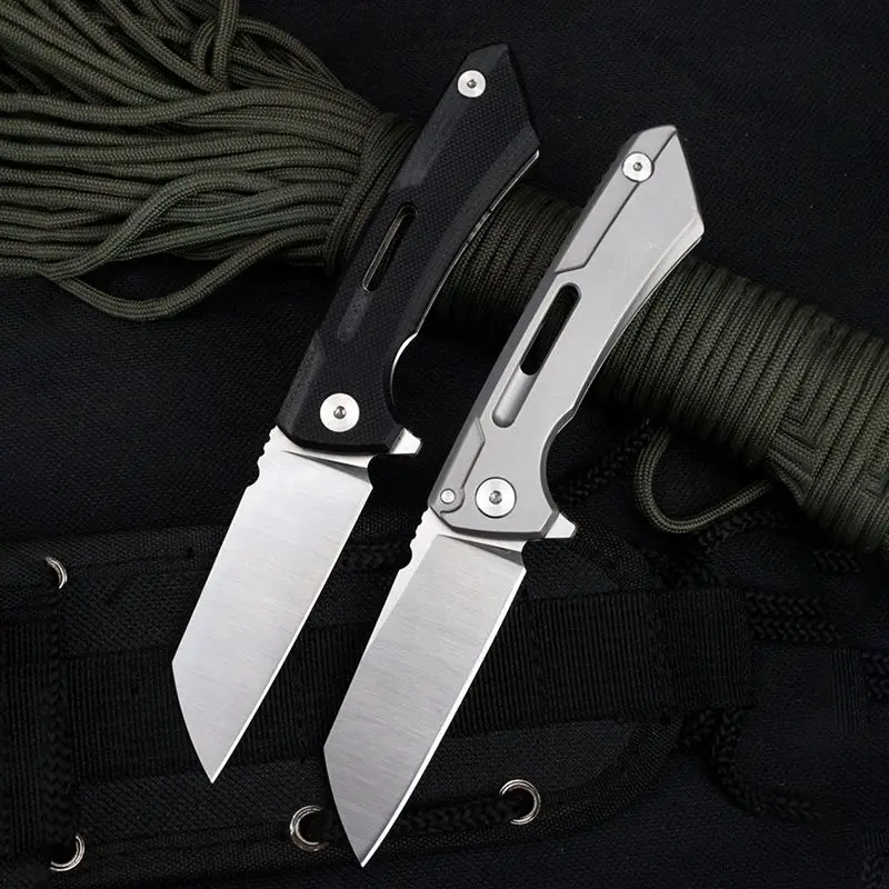 

Stainless Steel Folding Knife Outdoor Survival Multifunctioanl Knife Unpacking Express Cutter EDC Tool for Men Gift with Box