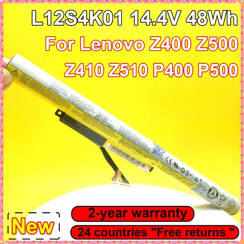 

Laptop Battery for Lenovo Z500 Z510 Z400 Z410 P500 P400 Series L12S4K01 14.4V 48Wh 2200mAh Laptop Parts & Accessories