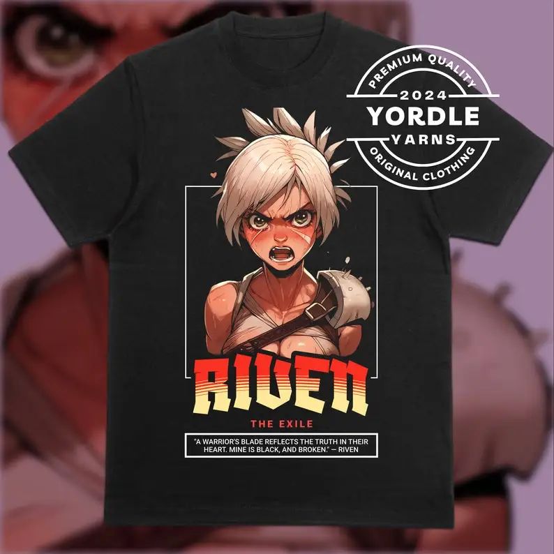 Gaming Unisex T-Shirt, Riven Fanart Shirt, Apparel