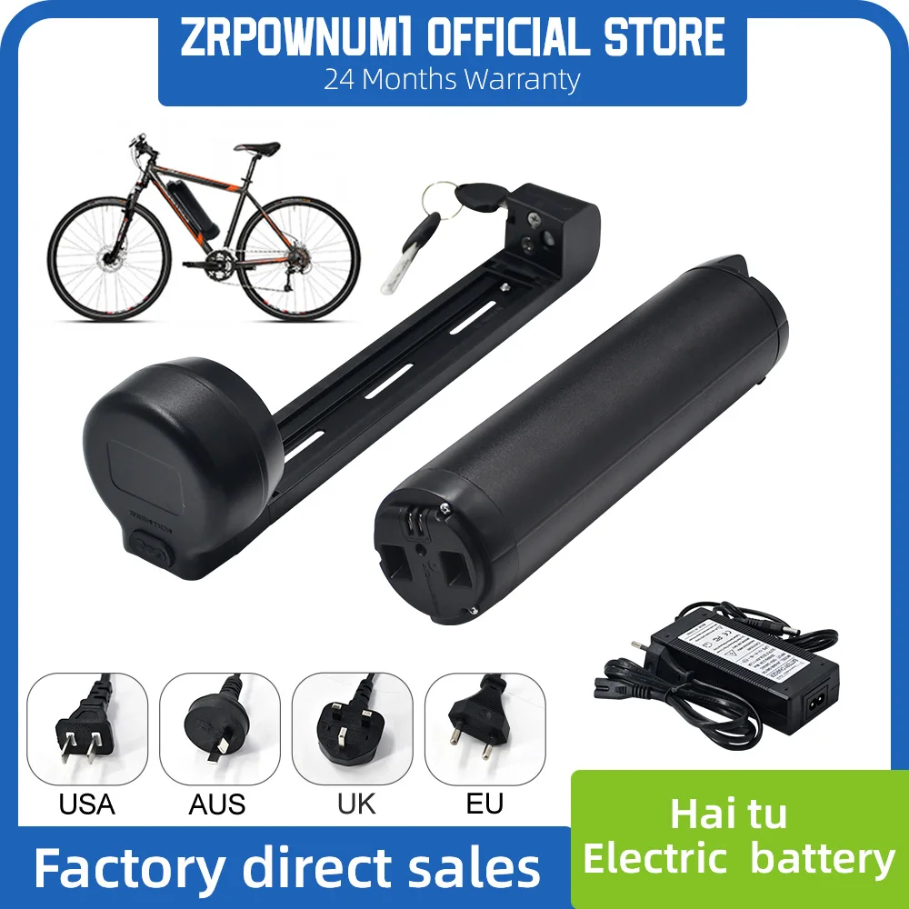 

Zrpownum1 Bottle eBike Battery Pack 24V 36V 10Ah 15Ah Samsung 21700 cells for Bafang TSDZ2 750W 500W 350W 250W Mini Batteries