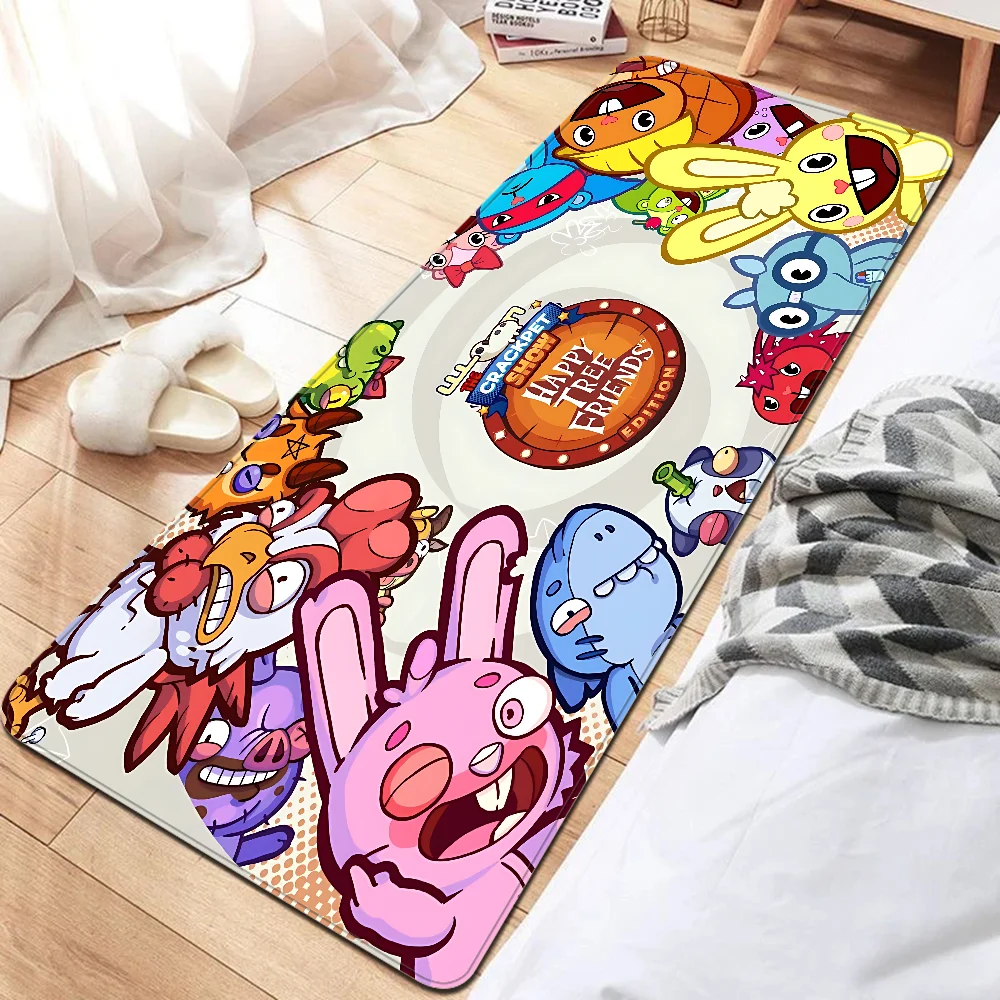

Happy Tree Friends Entrance Door Mat Nordic Style Home Doormat Bathroom-Toilet Mats Bedroom Hotel Decor Mat