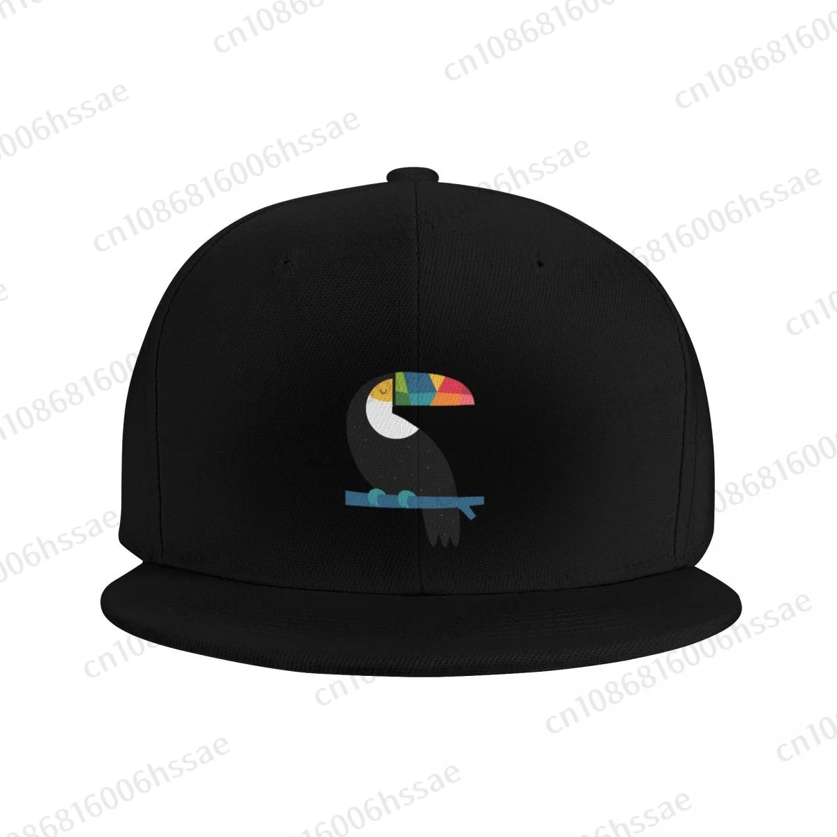 Rainbow Toucan Hip Hop Baseball Caps Fashionable Outdoor Hat Running Adult Men Women Flat Hats