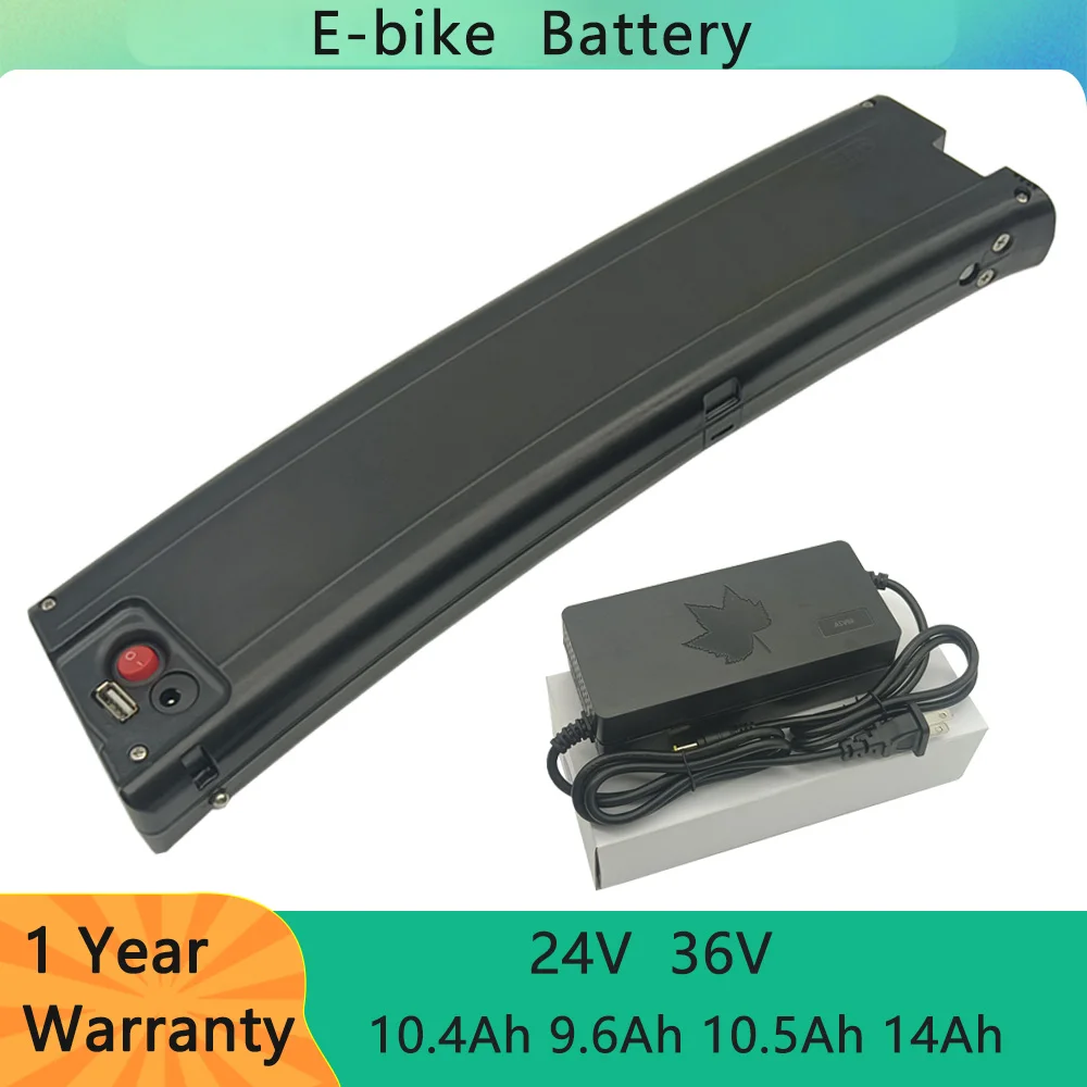 Foldable Ebike Battery 24V 10.4Ah 12.8Ah 14Ah 36V 7.89.6Ah 9Ah 9.6Ah 10.5Ah for  Summit Folding JupiterBike E-bike