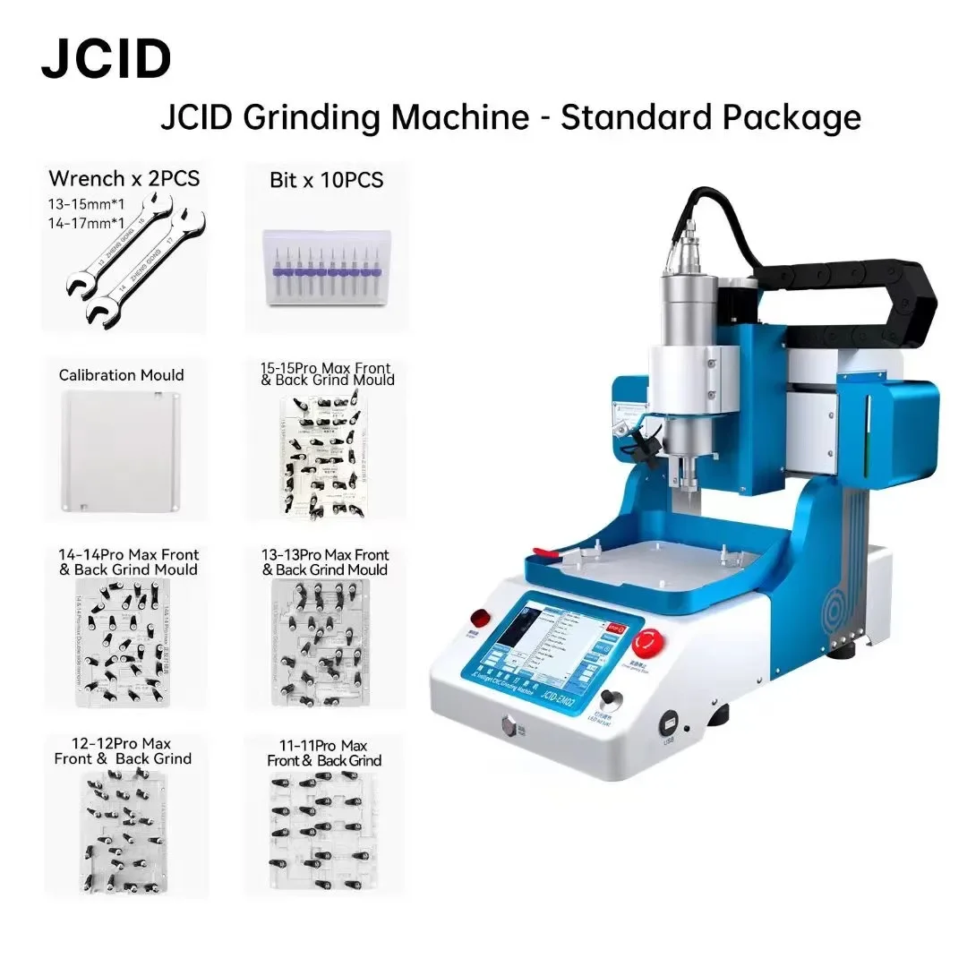 JC EM02 CNC Machine Grinding Mold for IP 6-15 Pro Max For Phone Intelligent Motherboard Chip Grinder Machine Use