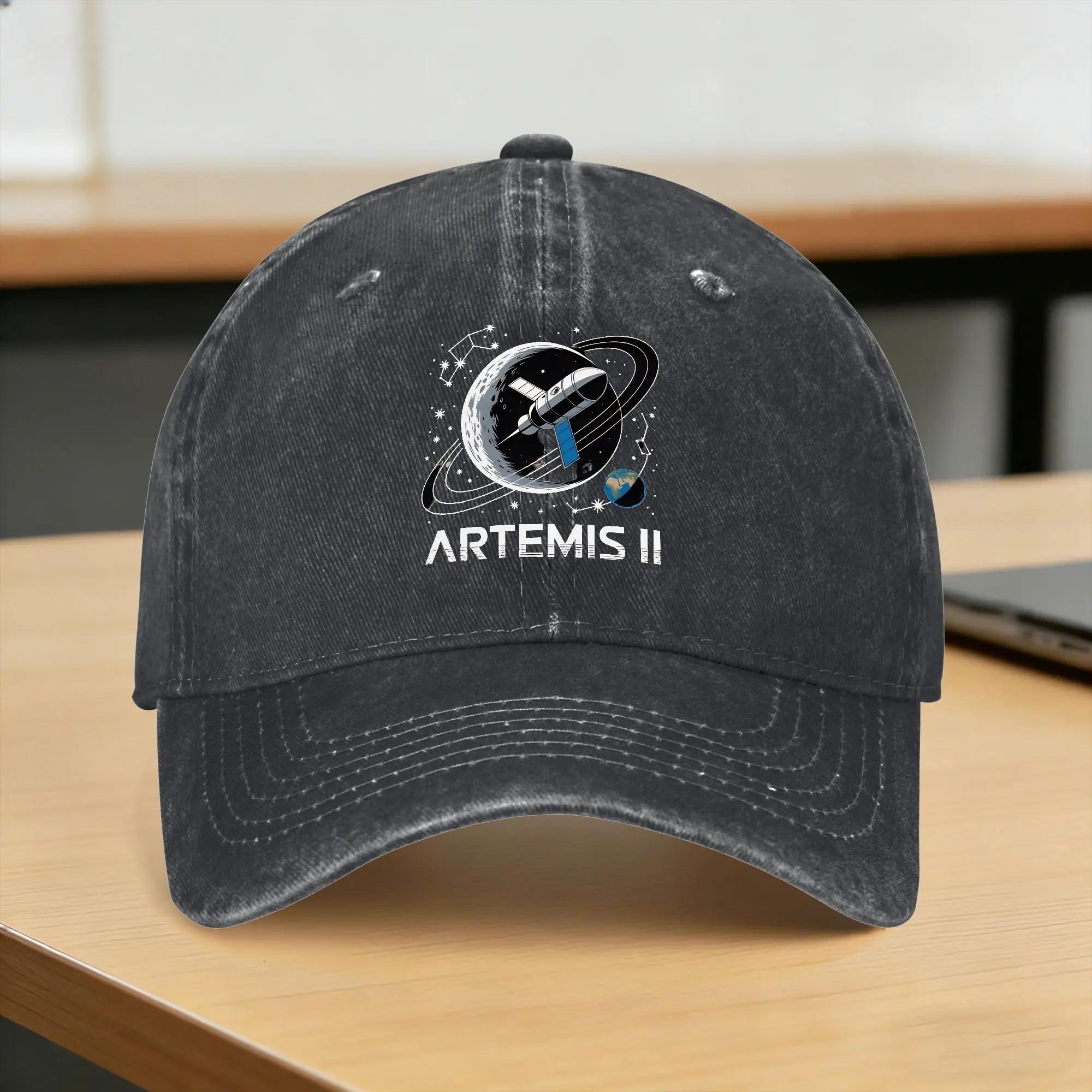 Artemis II Back to the Moon 2026 Sun Baseball Cap  Unisex-Teens Design Trucker Hat Spring Classic Sports Wholesale Baseball Caps