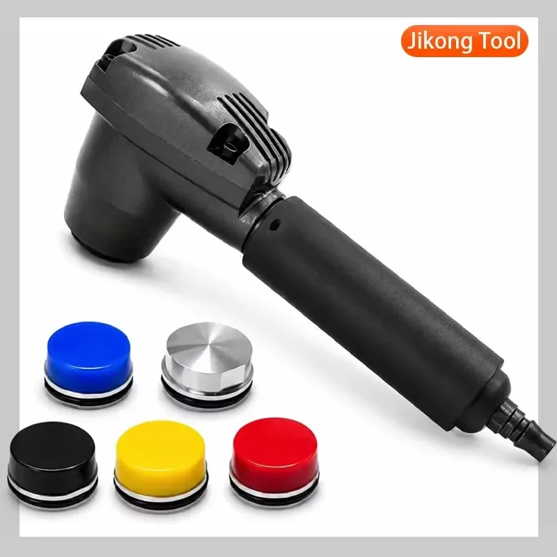 Extend Handle Pneumatic Hammer Hand-held Air Palm Hammer 6 Different Hardness Tips Kit Set For Plastic Steel Rubber Strip