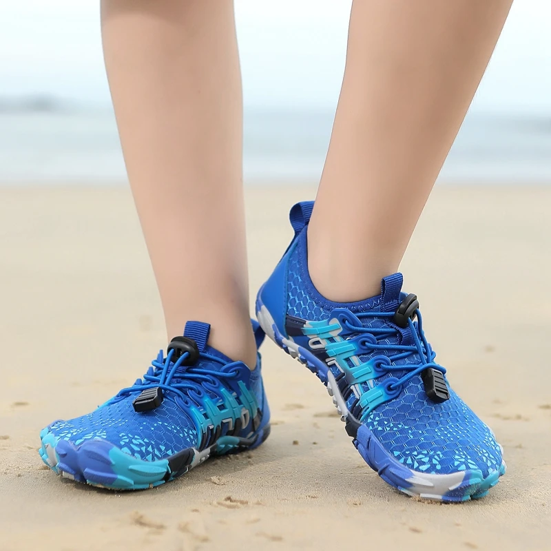 2024 Kids Summer colourful Aqua Shoes, Anti-slip Water Shoes for Men and Women, Barefoot, Beach, Sport Sneakers, Size 26-38