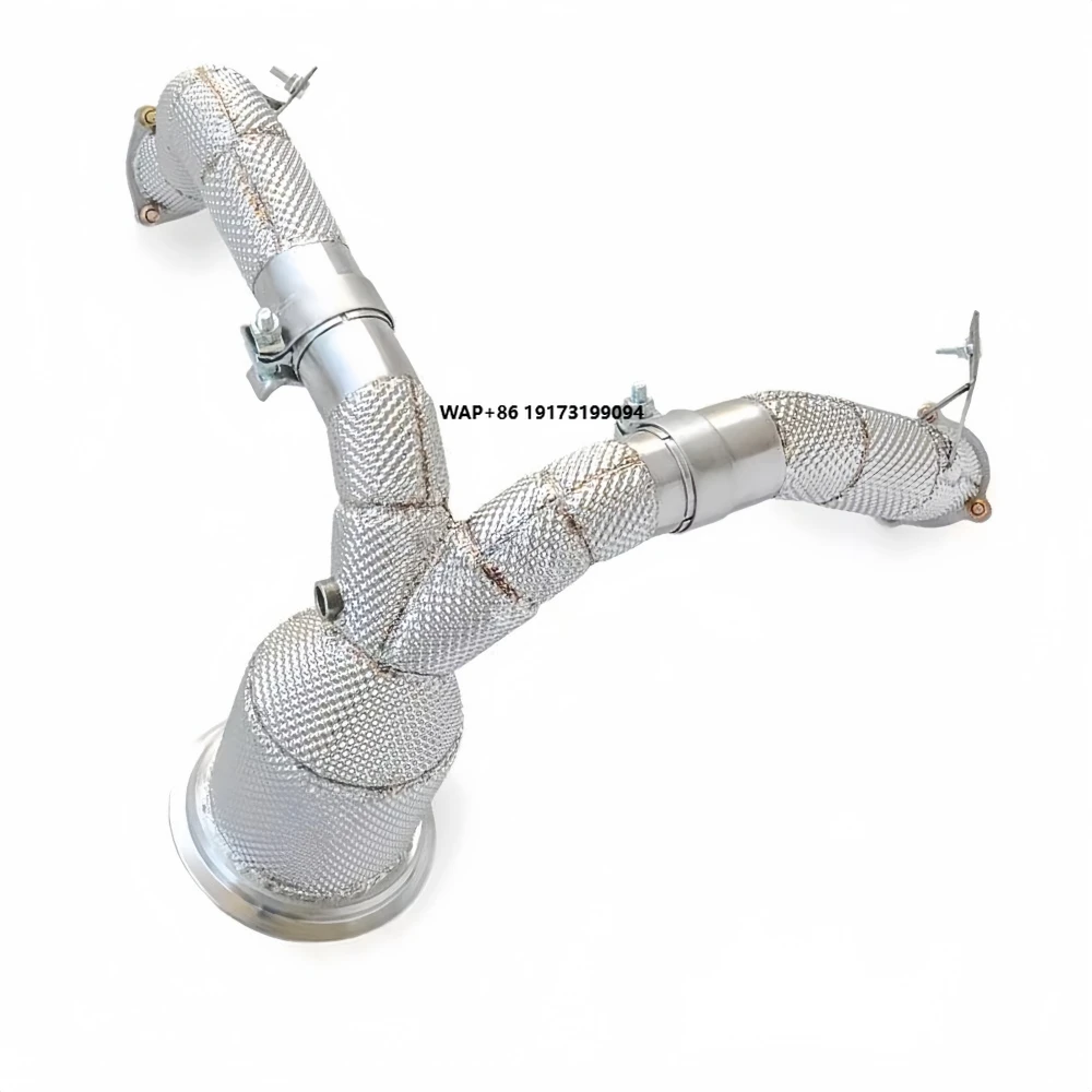 

Stainless Steel Downpipe Exhaust for A8 3.0T D5 2019-2024 Exhaust Pipes Catalytic Converter with Heat Shield Can Be OEM