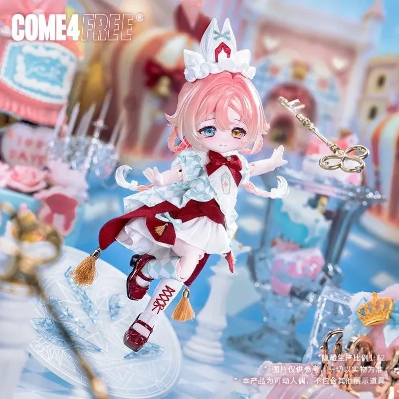 

Лицензионная коллекционная фигурка Come4free Bangni 1/12 в масштабе, серия Rabbit Dream Case BJD, подвижная, для переодевания, загадочная коробка, фэнтезийная модель для демонстрации, игрушка
