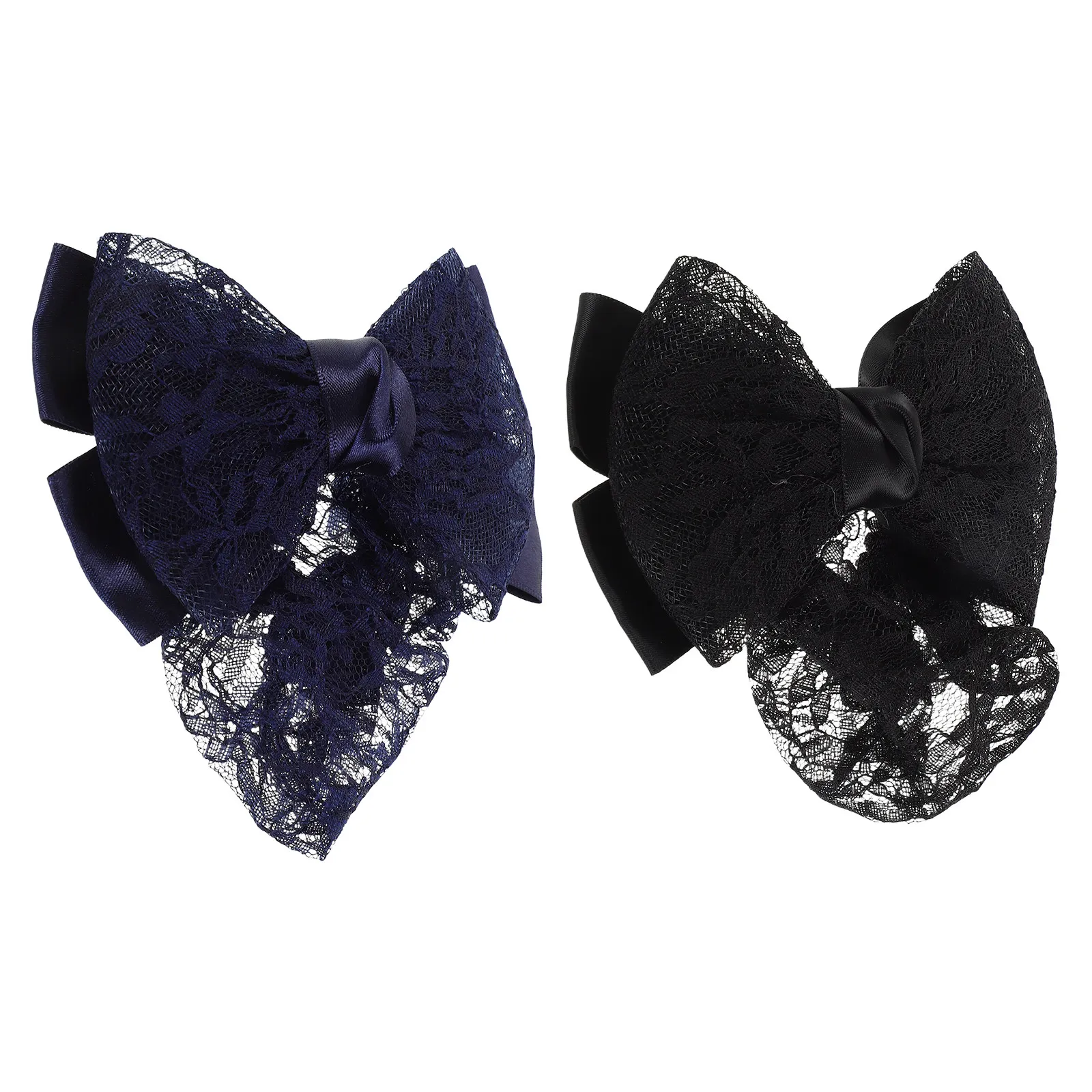 

2 шт. Сетчатые чехлы для пучков волос с бантом для женщин, стильные профессиональные аксессуары для волос для балета, танцев, рабочей униформы, надежные фиксаторы для пучков