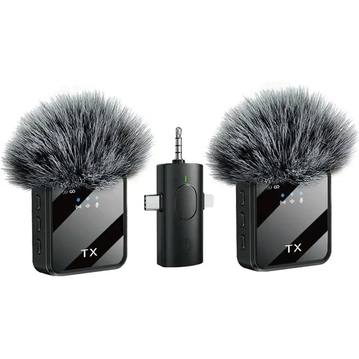 DT85 Wireless Lavalier Microphone for Camera Android IOS Reverb Sound Video Recording Podcast Noise Reduction