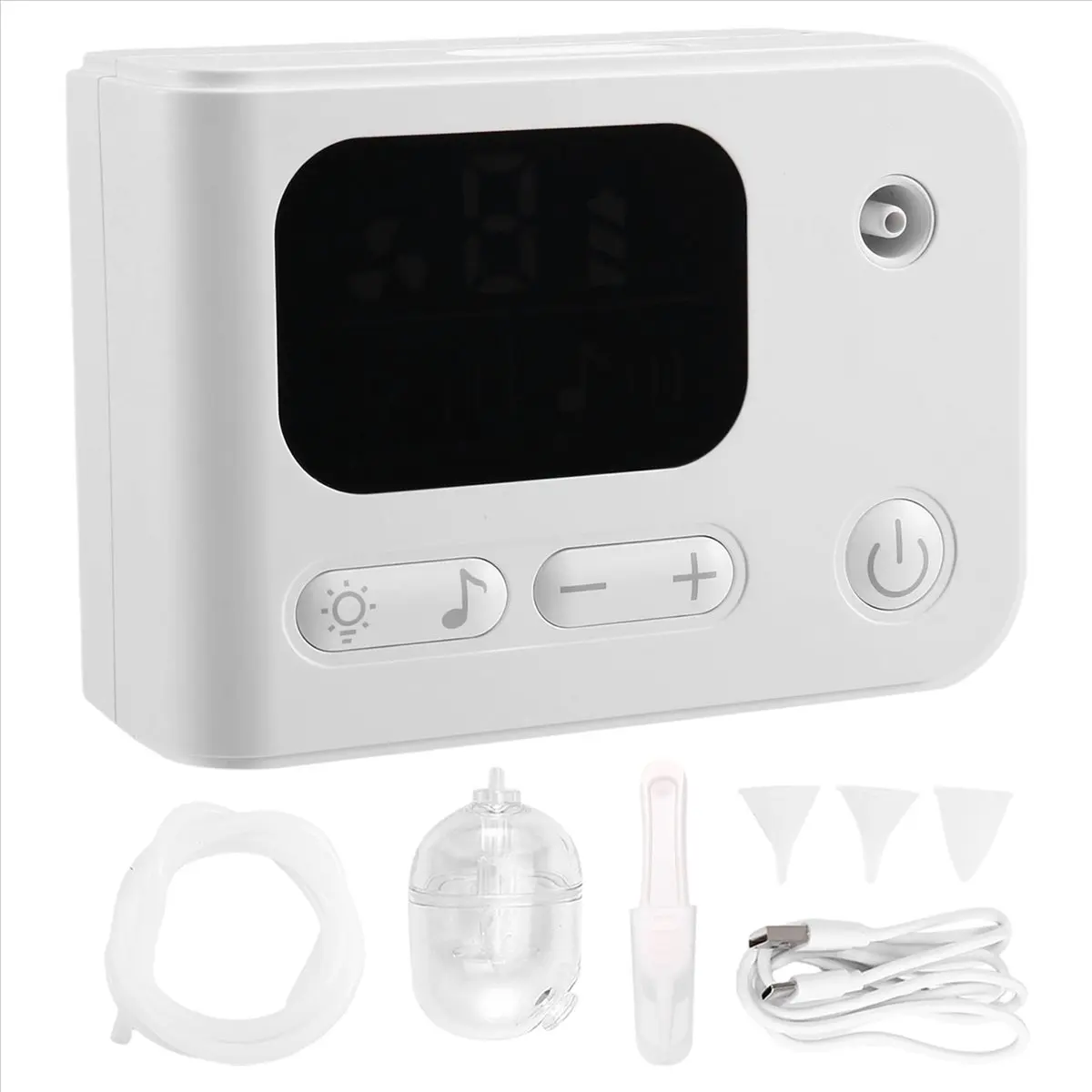Pro Baby Nasal Aspirator - Built-in Music Night Light - Rechargeable Nose Booger Sucker for Infants Babies Kids Toddlers