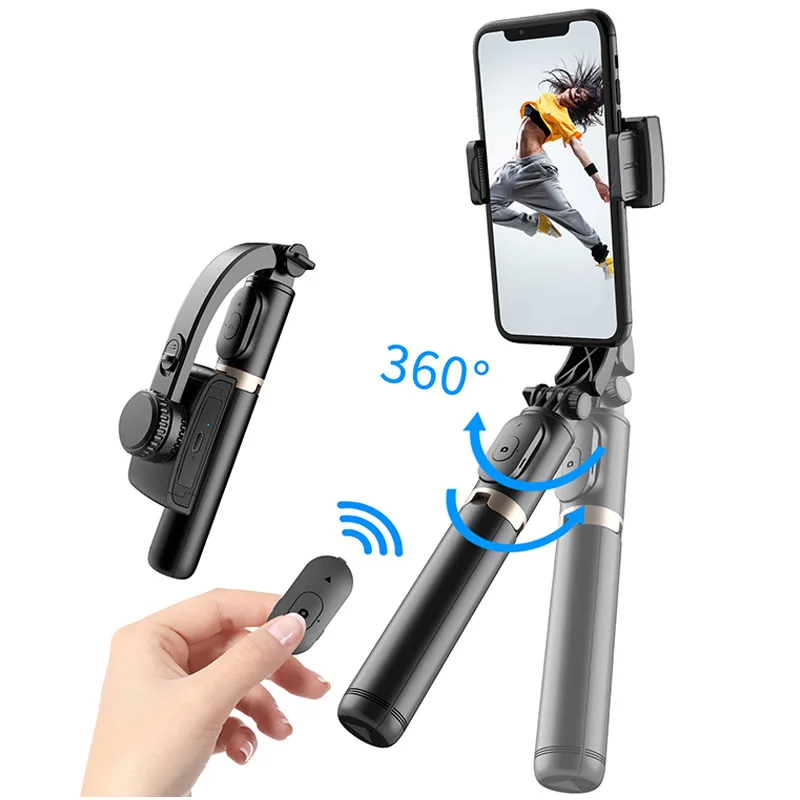 Q08 Selfie Stick Tripod Gimbal Stabilizer For Smartphone Live Vertical Shooting Bracket