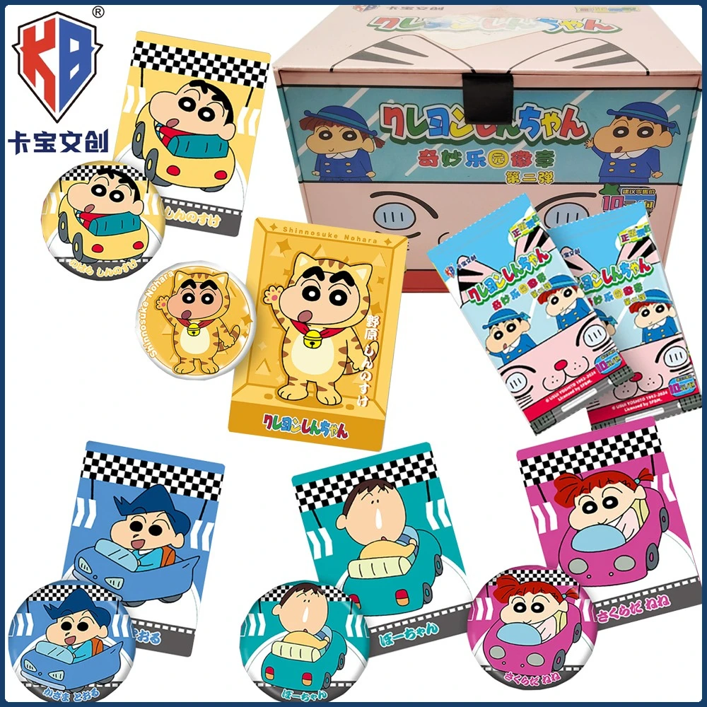 

New KABAO Crayon Shin-chan Creative Cartoon Anime Celebrity Periphery Badge Cosplay Props Collection Cards Bag Accessories Gifts