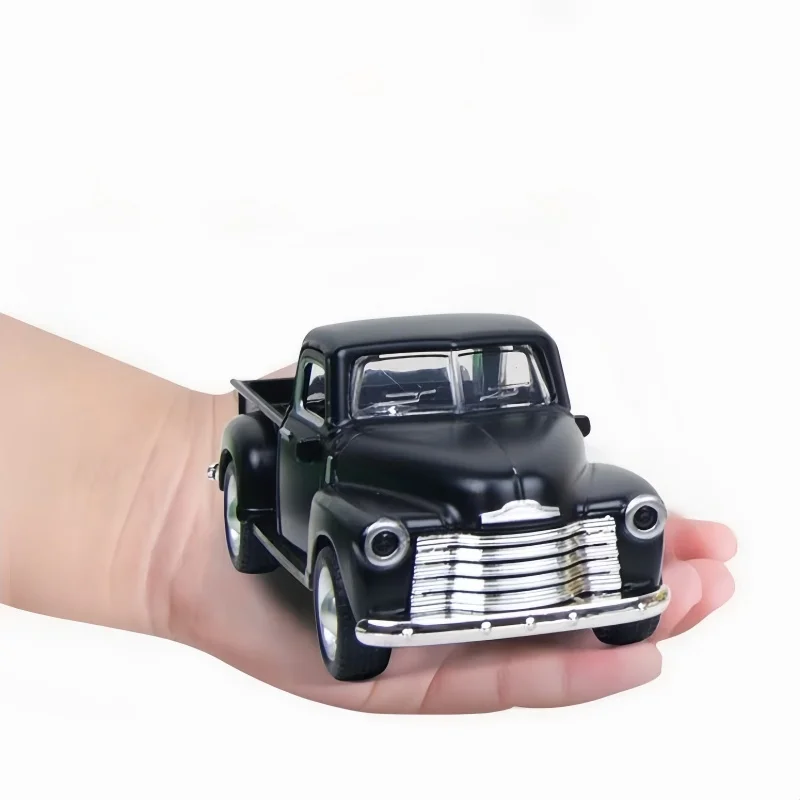 Modèle de voiture rétro classique en alliage de simulation à l'échelle 1:32, pendentif de moto jouet pour enfants, modèle de voiture à tirer, cadeau pour les garçons. Th