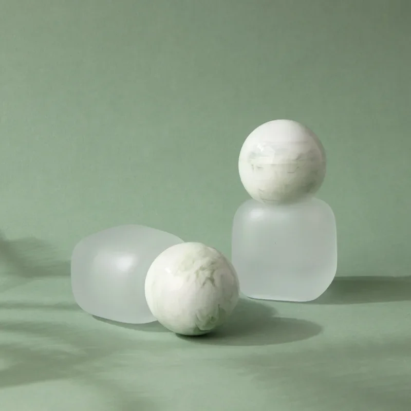 Flacon pulvérisateur de parfum en verre dépoli de 30ML, pour voyage, distributeur vide transparent et rechargeable, pulvérisateur Portable pour Toner, lot de cosmétiques