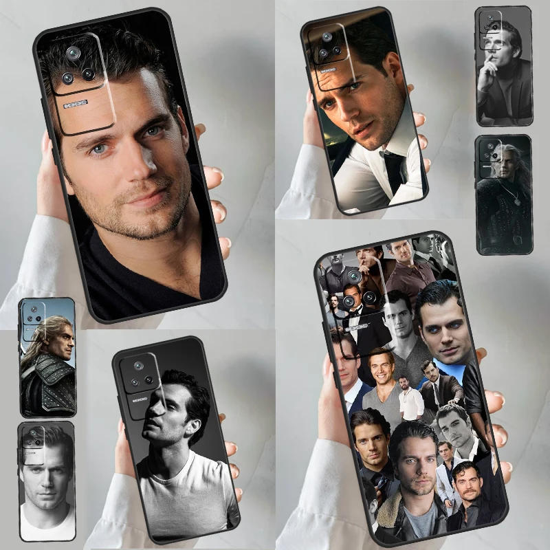 Henry Cavill Phone Case For POCO F5 X5 X3 Pro M5s F3 F4 X4 GT C40 Xiaomi 13 12 Lite 11T 12T Pro Cover