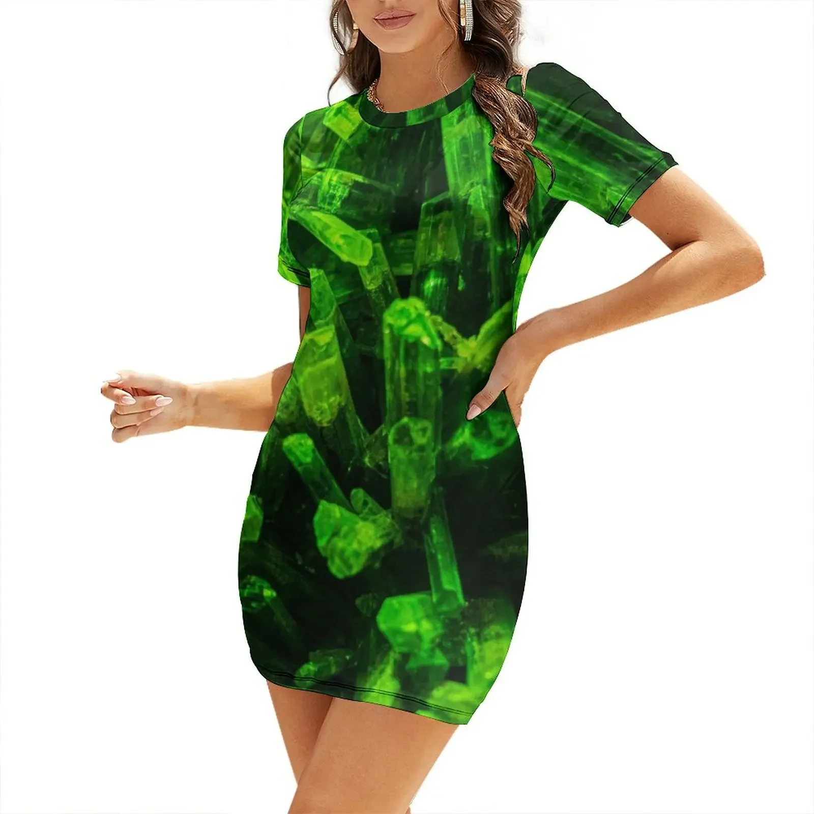 

Kryptonite Short-Sleeved Dress party dress women elegant luxury elegant evening dresses for women 2025 dress party night