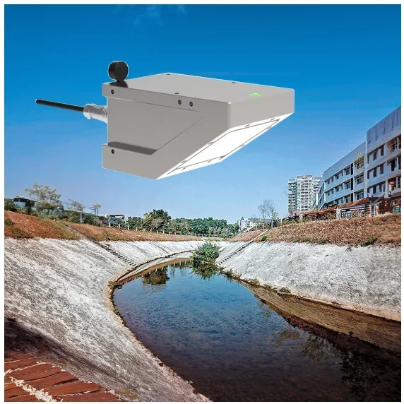 Metro Pipe Network Radar Medidor de Fluxo Líquido, CE River, Nível de Água 40 Meter, 3 em 1 Sensor do Produto