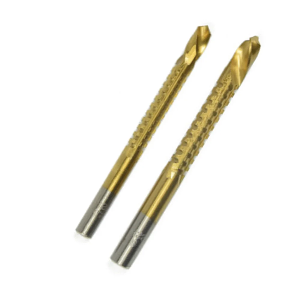 6Pcs Hss Sawtooth Drill Bits Set 30-80mm Titanium Coated Woodworking Bits for Wood Plastic Aluminum Processing