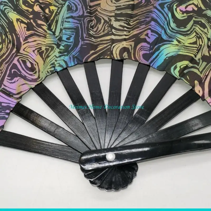 

H7BF Уникальный светящийся ручной вентилятор Прочный и мощный ручной вентилятор для активного отдыха