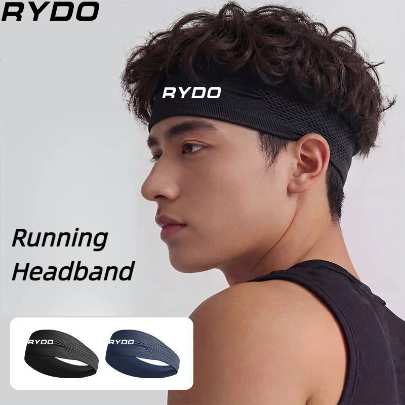 Sports Headband for Men & Women, Breathable Hair Band, Yoga Fitness Head Wrap, Sweat‑Wicking Sweatband for Running, Sweat Absorb