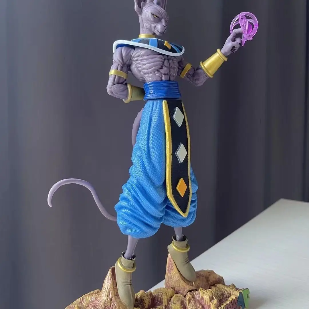 30cm Beerus Model Dragon Ball Z Anime Super God Of Destruction Image Children Toys A Birthday Present Collections Ornaments New