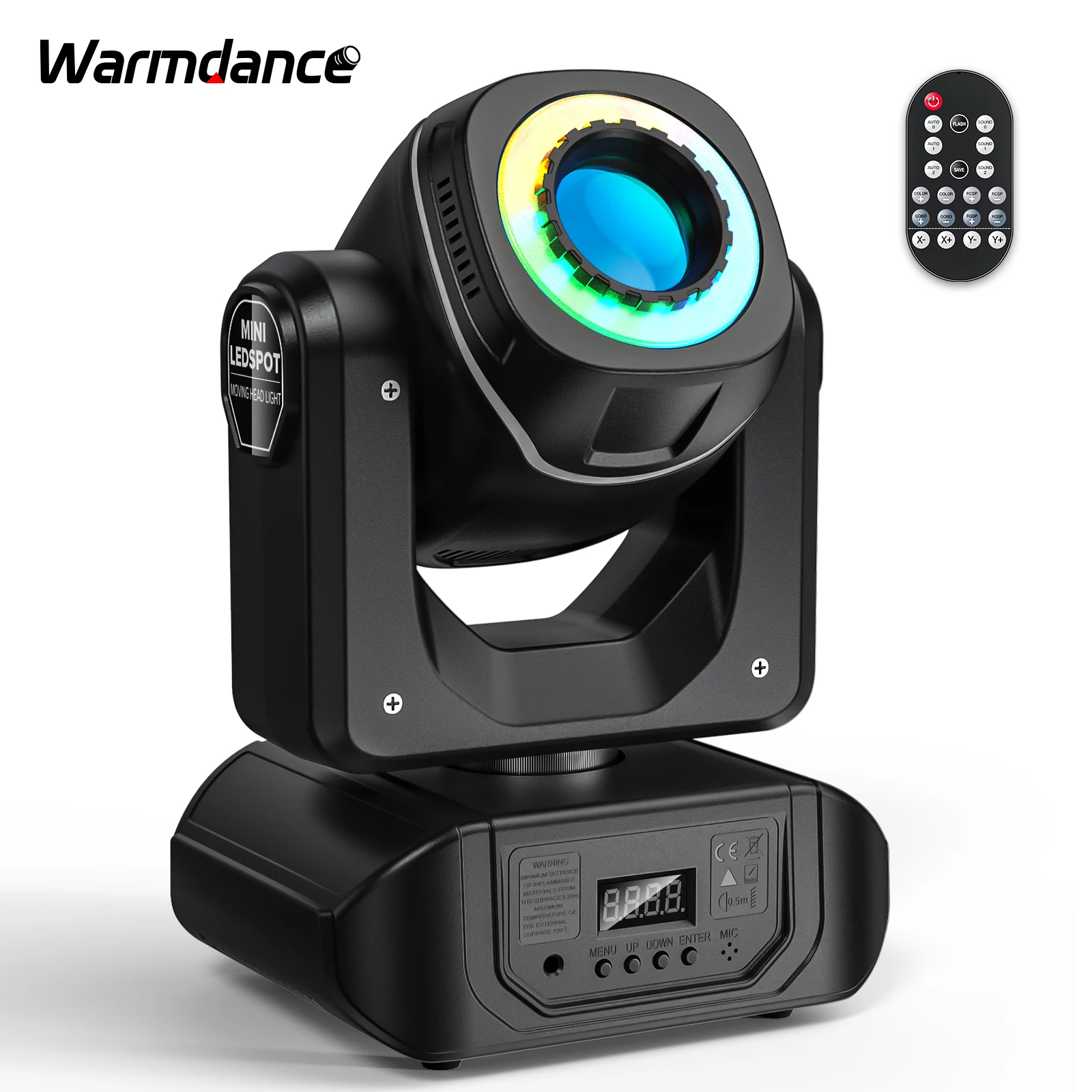 

LED Moving Head Light Beam RGBW Stage Light Effect Projector DMX512 for DJ Disco KTV Party Wedding Holiday Bar Club