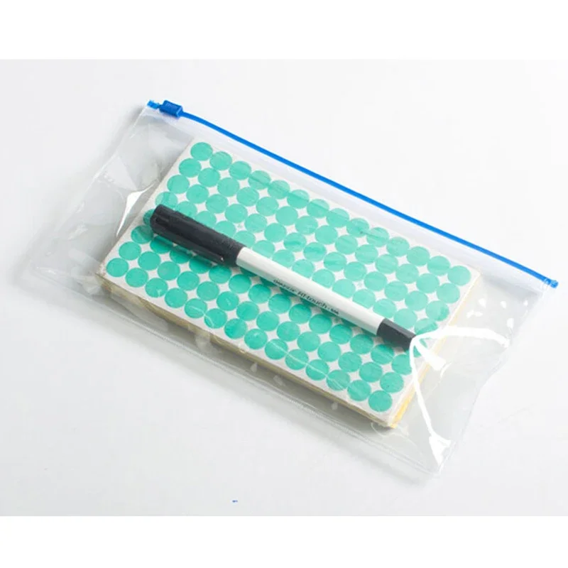 10 pcs File Bag Stationery Clear Plastic Bag Translucent Folder student kids stationery  A4/A5/A6 Size Document Bag File Folder
