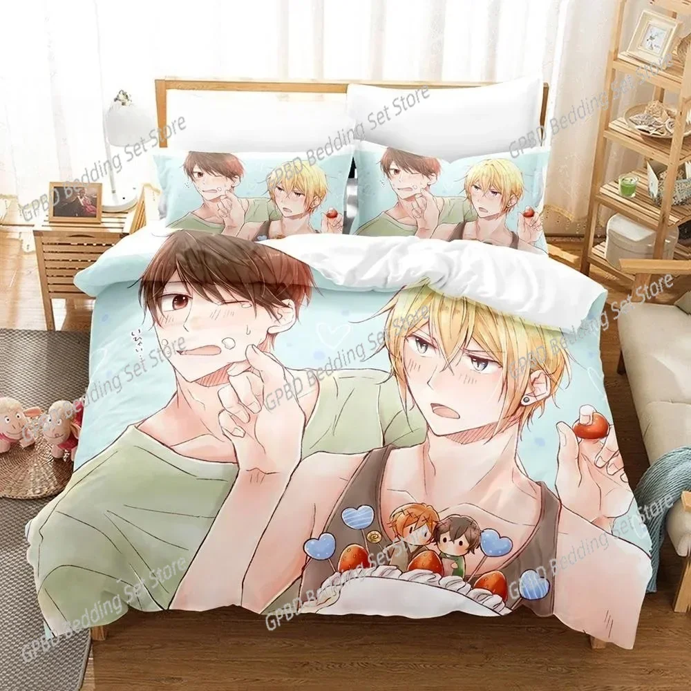 

Anime Bed Sheet Sets Kawaii Sasaki To Miyano 3D Duvet Cover Bedding Set Comforter Linen Pillowcases Home Decor Twin King Queen