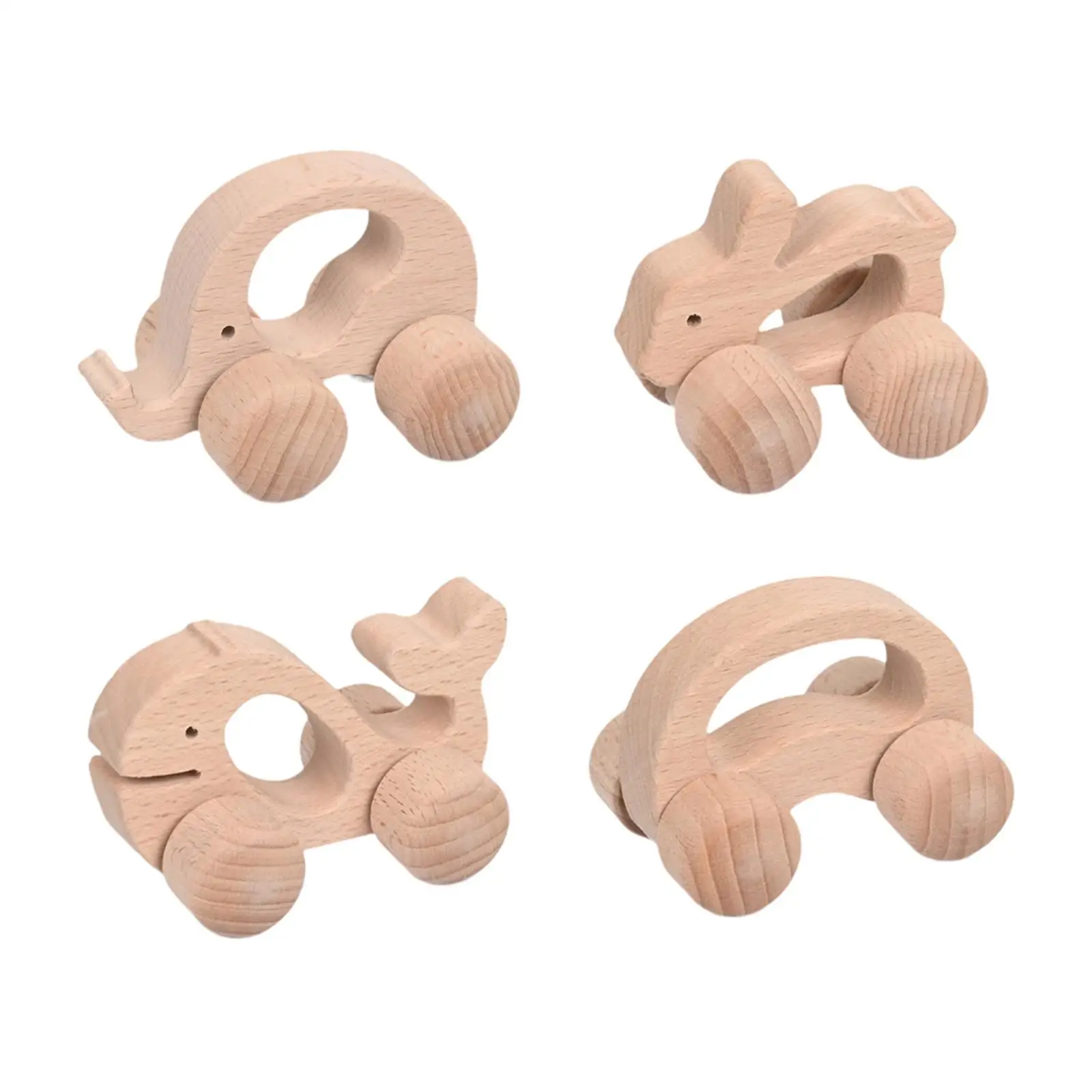 Voiture miniature artisanale en bois, jouet Montessori pour bébé garçon ou fille, pour le développement et le jeu