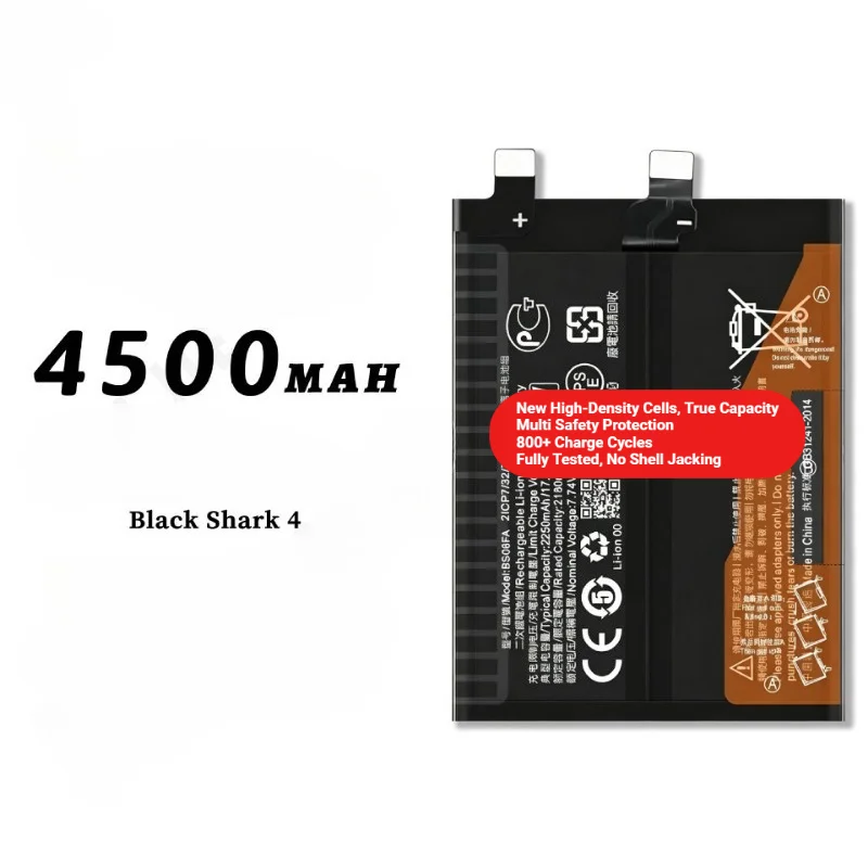 BS08FA for Xiaomi Black Shark 4/4Pro/4S/4S Pro Phone Battery  High Capacity Battery Replacement Bateria Grade A Cell with Tools