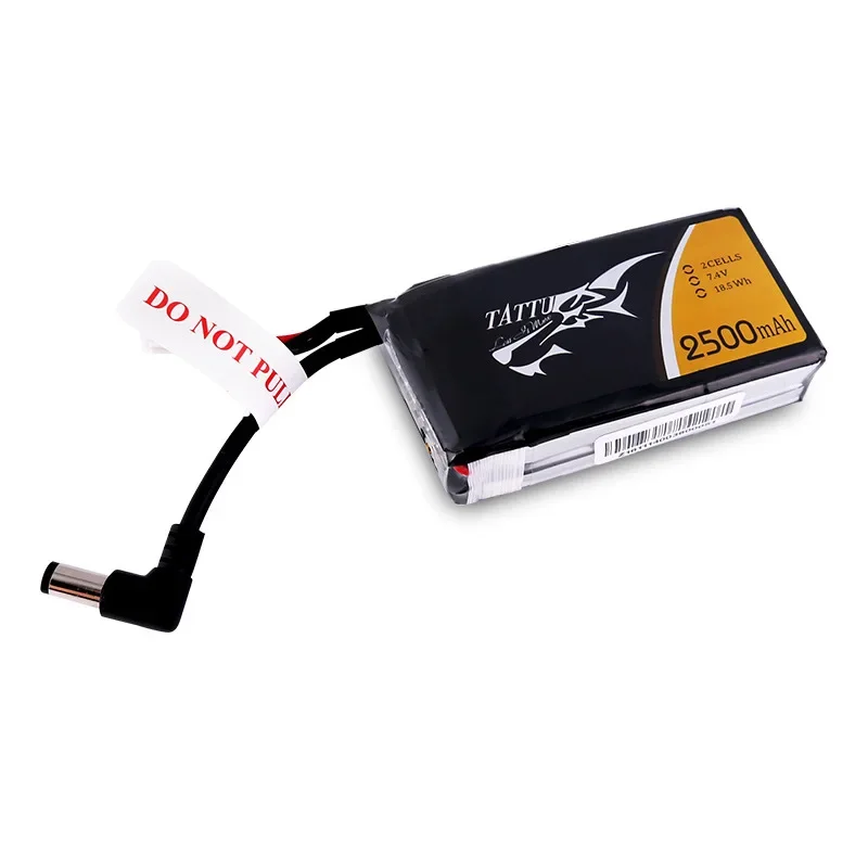 Batteria Lipo TATTU 2S 2500mAh per DJI Skyzone 02 04X Fatshark HDO FPV Occhiali Batteria LiPo ricaricabile ad alta capacità per Drone