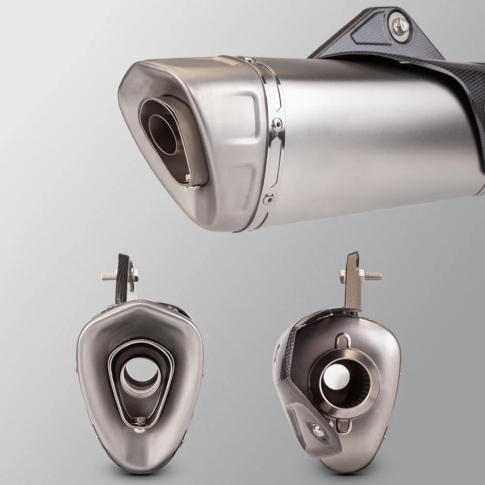 51mm Motorcycle Exhaust Muffler Pipe Escape Moto With DB Killer for Akrapovic R1 Z1000 Z900 GSR600 FZ6N R6 R3