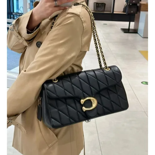 Imagen 1 del producto Bolso acolchado con diseño de tigre para las cuatro estaciones para mujer, cadena de cuero de malla de diamante, bolso cuadrado pequeño, bolso de hombro tipo bandolera