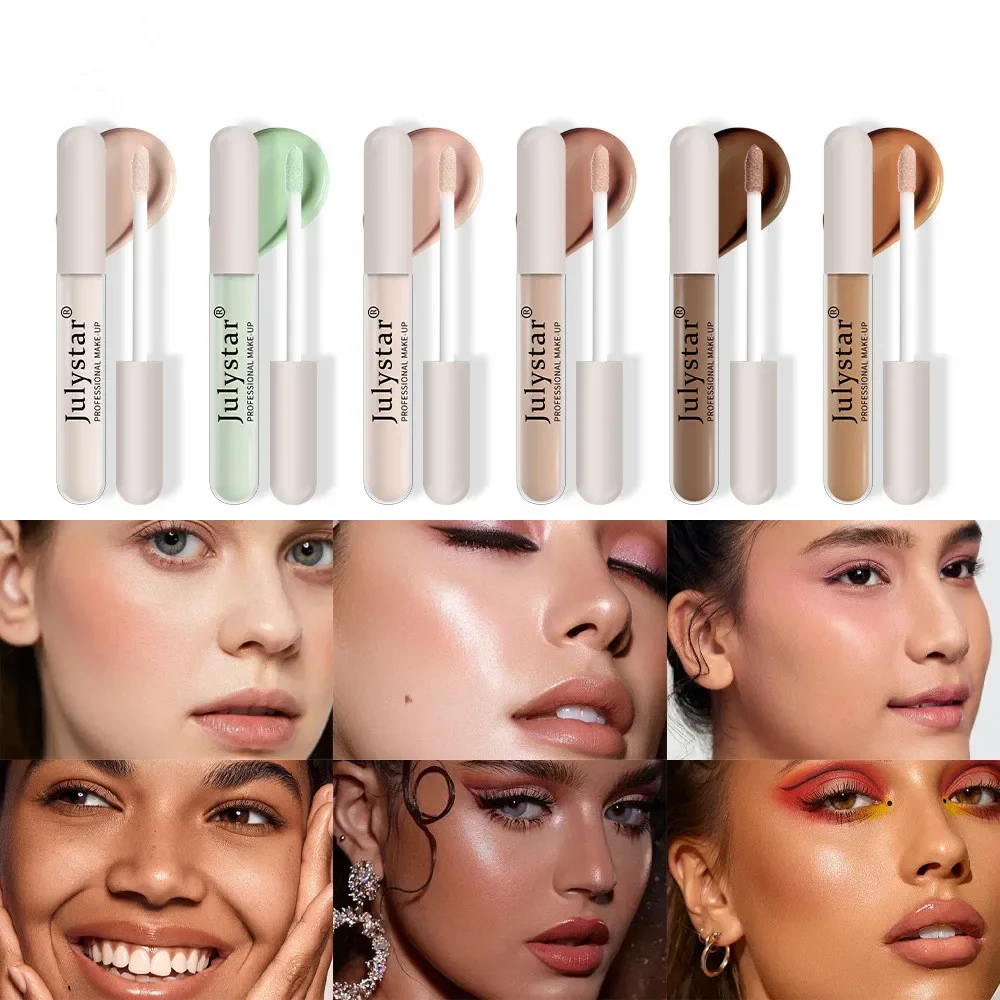 Flüssige Concealer Creme wasserdicht vollflächige Concealer lang anhaltende Gesichts narben Akne Abdeckung glatt feuchtigkeit spendend Make-up Kosmetik