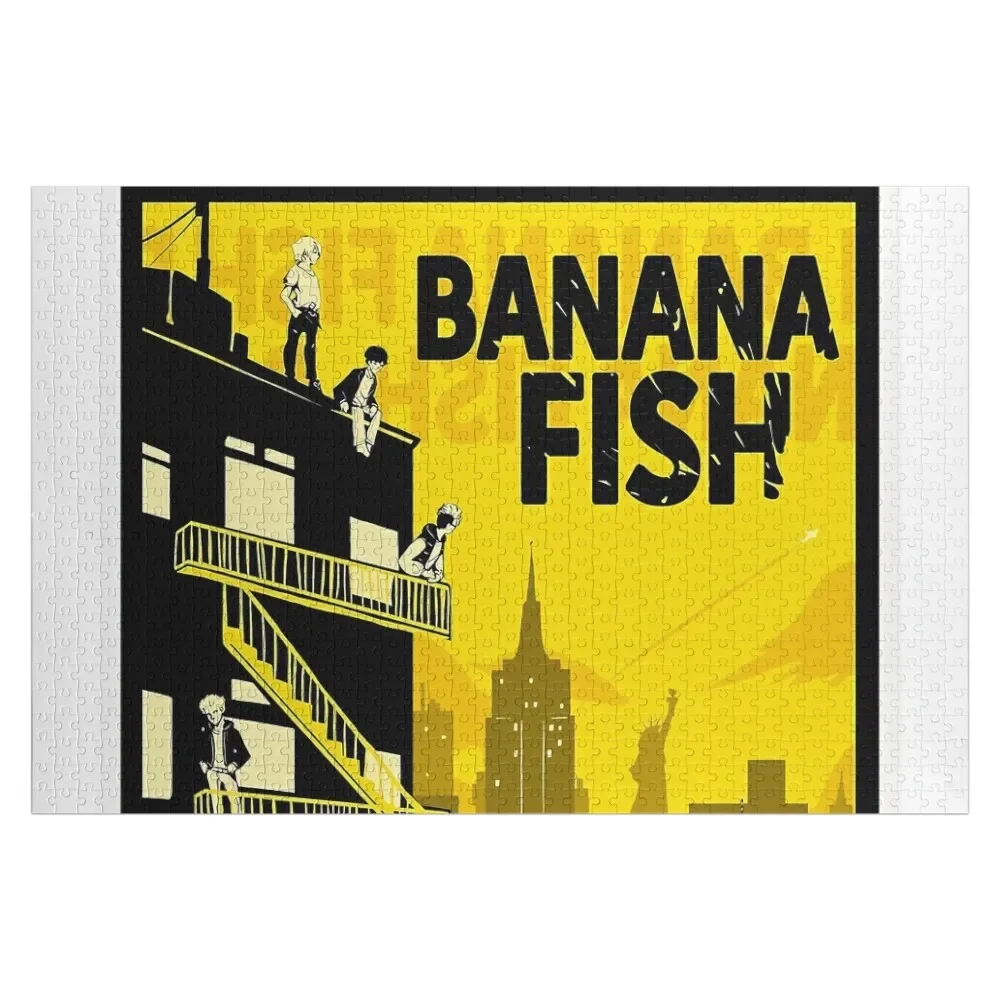 

Yellow Banana Fish Anime Jigsaw Puzzle Toys For Children With Personalized Photo Christmas Toys Puzzle