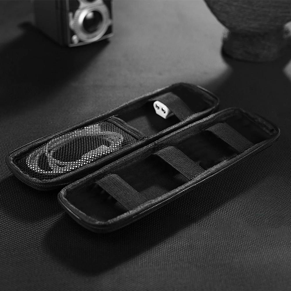 

Stylus Case Pen USB Earphone Box Fabric PU Plastic Durable Handwritten Pen Box Lightweight Storage Travel Pouch