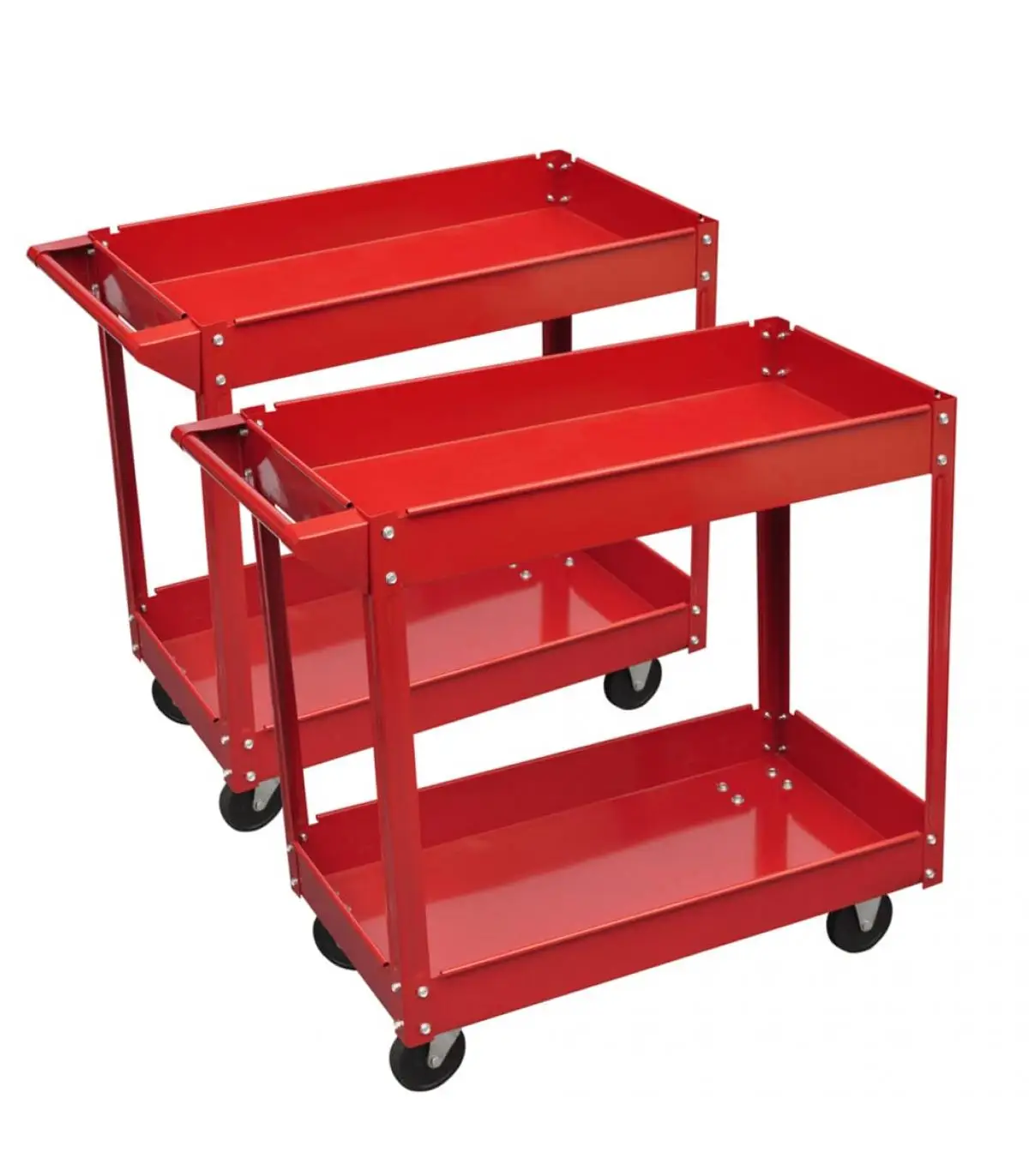 Trolley carts tool box 2 shelves 2 Pcts