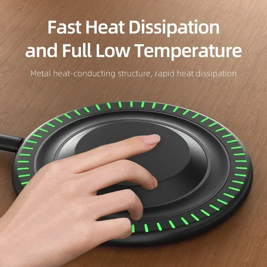 VIKEFON-لوحة شاحن لاسلكي ، شواحن هاتف ، شحن سريع التعريفي ، محطة قفص الاتهام ، حامل لهاتف iPhone 15 ، 14 ، 13 ، 12 ، samng ، xiamo ، 30W