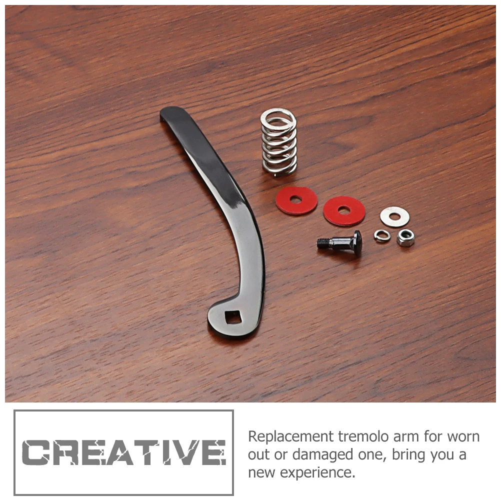 

Black Shaker Accessories Necessary Accessory Tremolo Arm Electric Guitar Bass Part Bridge Parts Metal Bars Tool