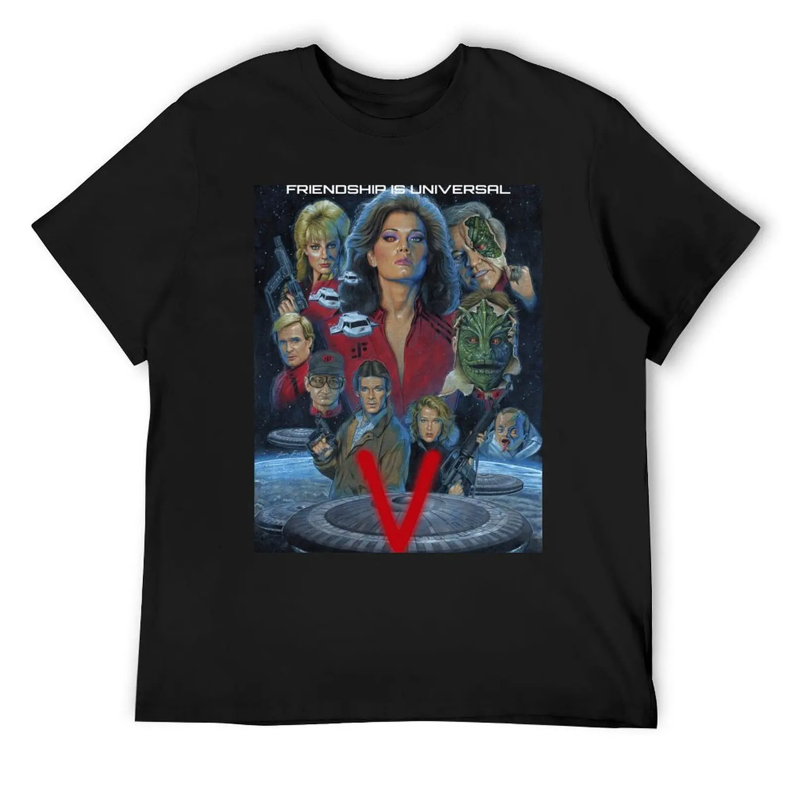 

V Visitors T-Shirt graphics Funny t-shirts customizeds mens clothes