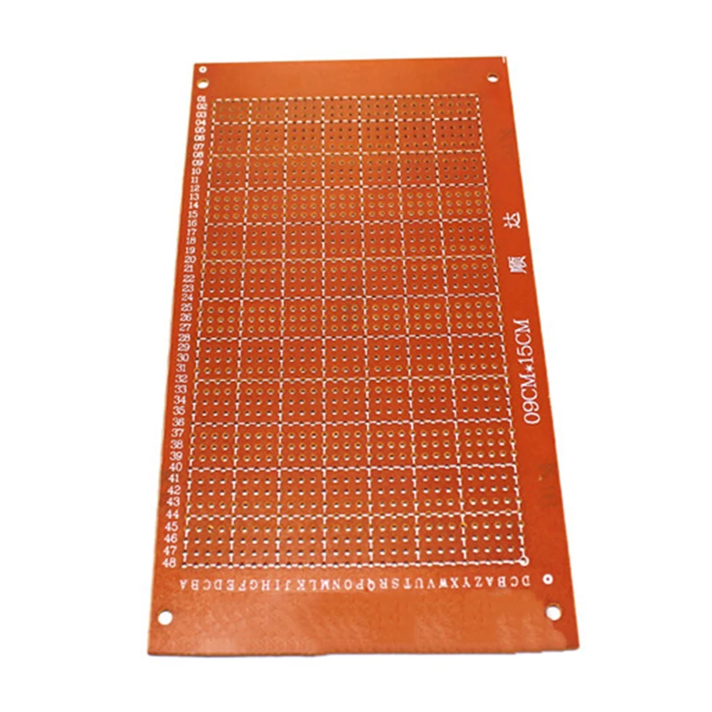 Papan sirkuit matriks percobaan Universal PCB kertas prototipe DIY 3 buah/6 buah 9x15cm