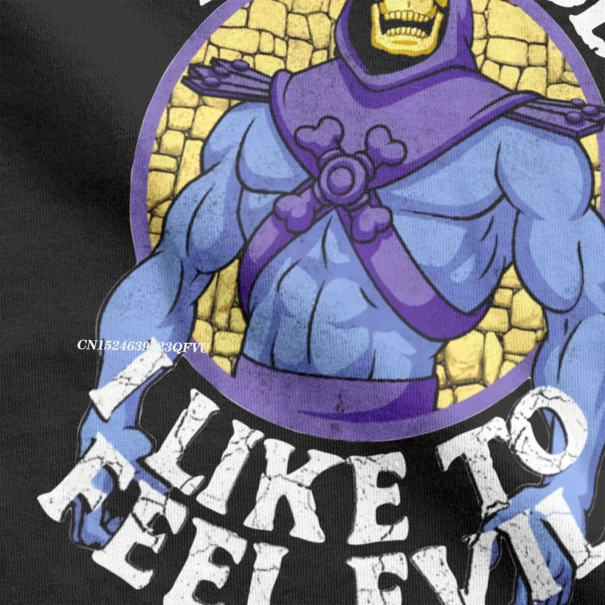 Men I Like To Feel Evil He Man And The Masters Of The Universe Lovers Tshirt Cotton Tops Funny Tee Aesthetic Camisas T-Shirt