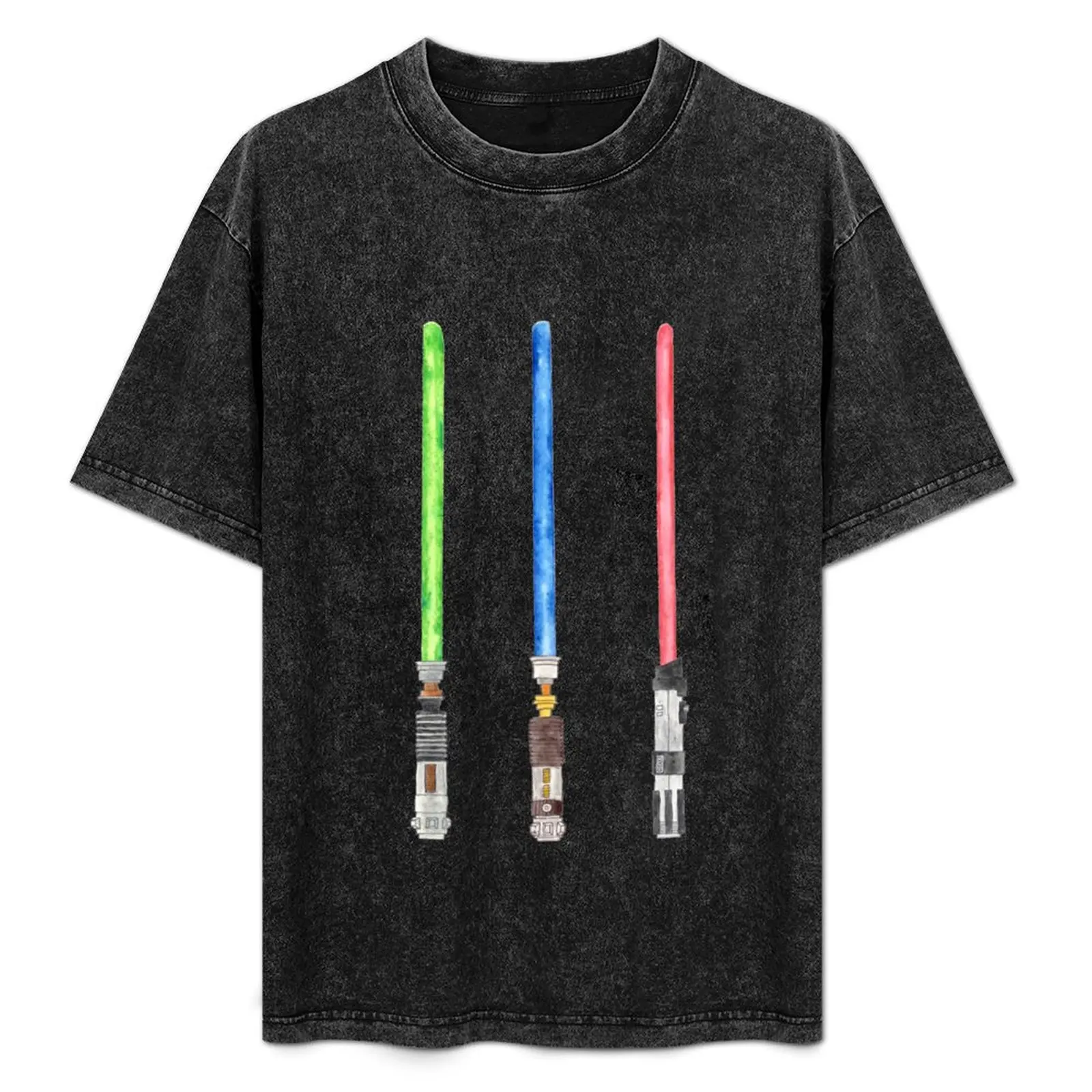 

Lightsaber Trio T-Shirt Classic Graphic Short Sleeve Top