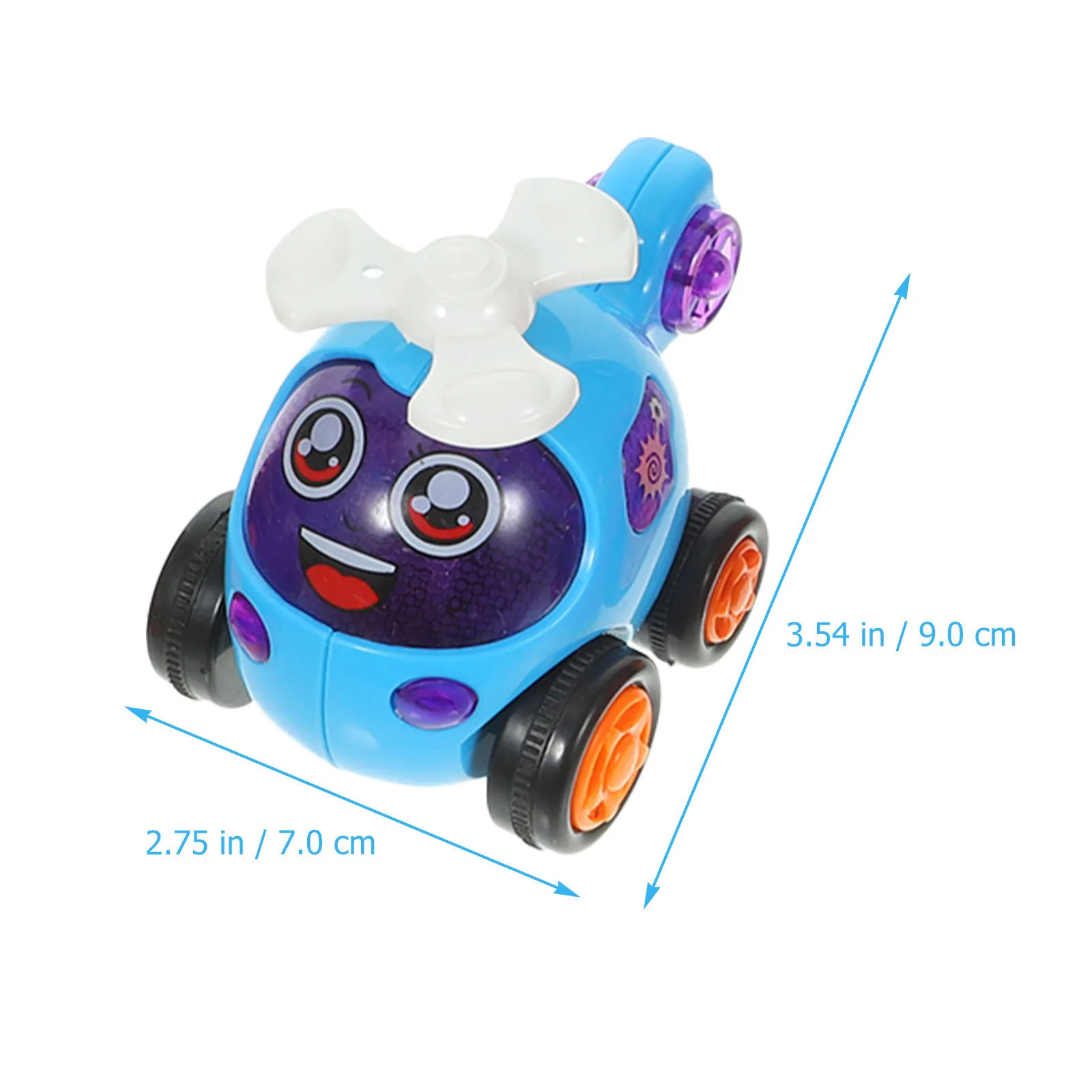 4 Pezzi Auto a Retrocarica Simulazione Resistente all'Usura Portatile Regalo per Bambini Accessori per Interni ed Esterni Giocattolo Auto in Plastica