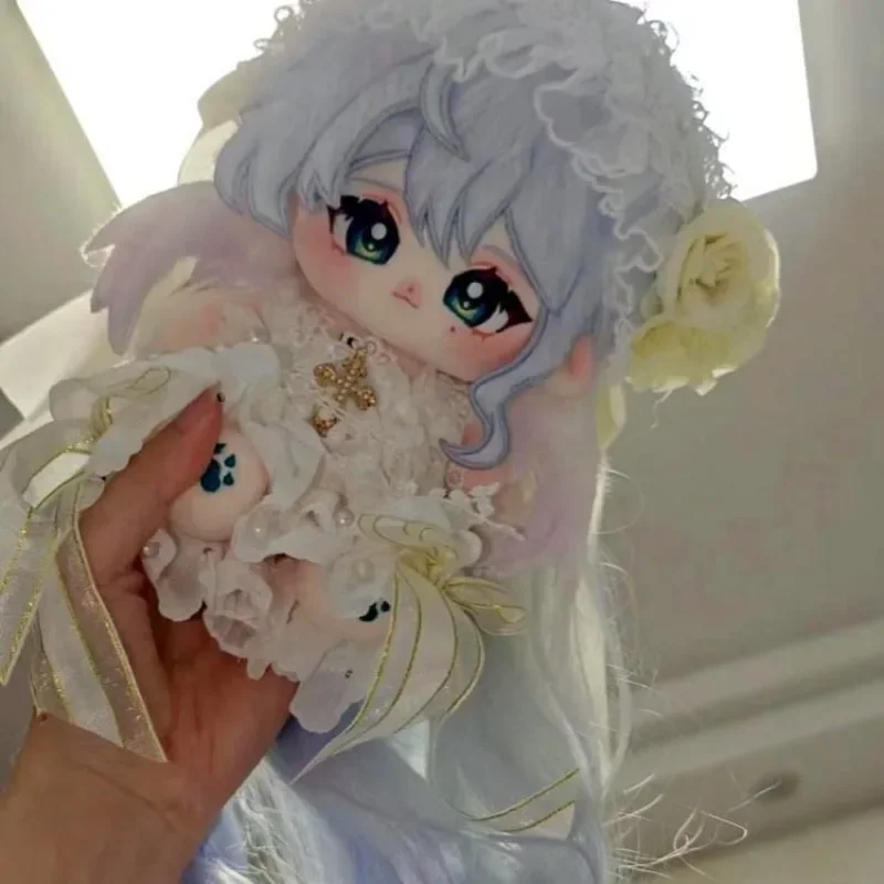 

20cm Game Honkai: Star Rail Robin Kawaii Cosplay Anime Cotton Doll Body With Skeleton Fans Collection Plushies Toy Figures Gift